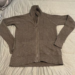 Margaret O’Leary zip up cotton sweater
